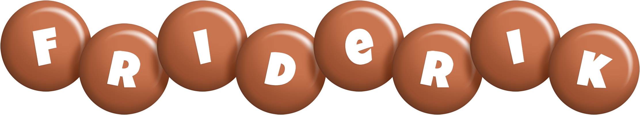 Friderik candy-brown logo