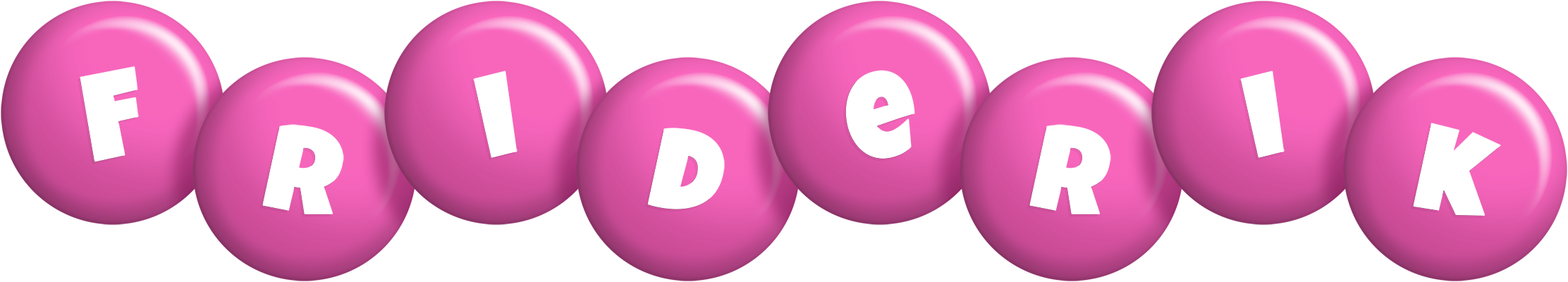 Friderik candy-pink logo