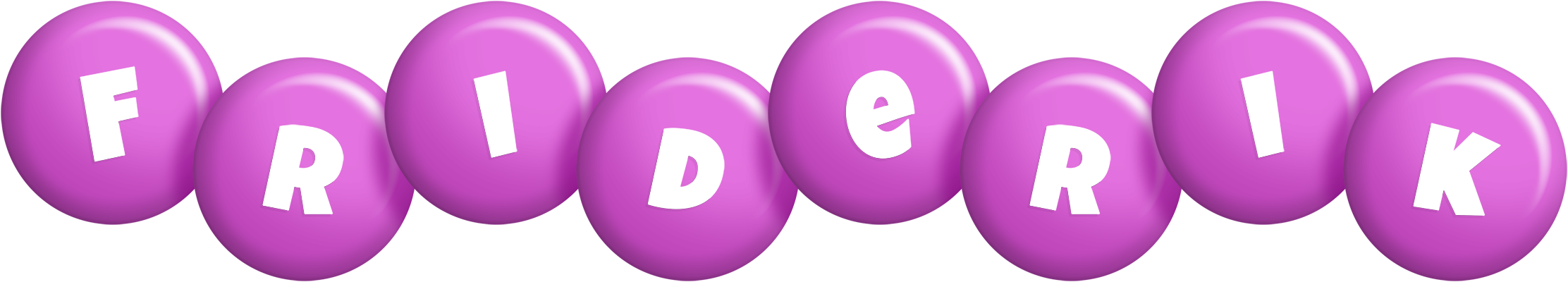 Friderik candy-purple logo
