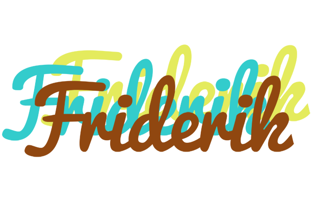 Friderik cupcake logo