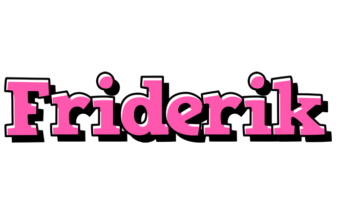 Friderik girlish logo