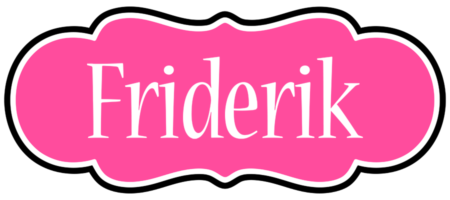 Friderik invitation logo