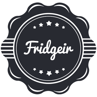 Fridgeir badge logo