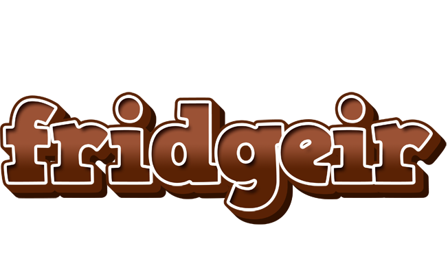 Fridgeir brownie logo