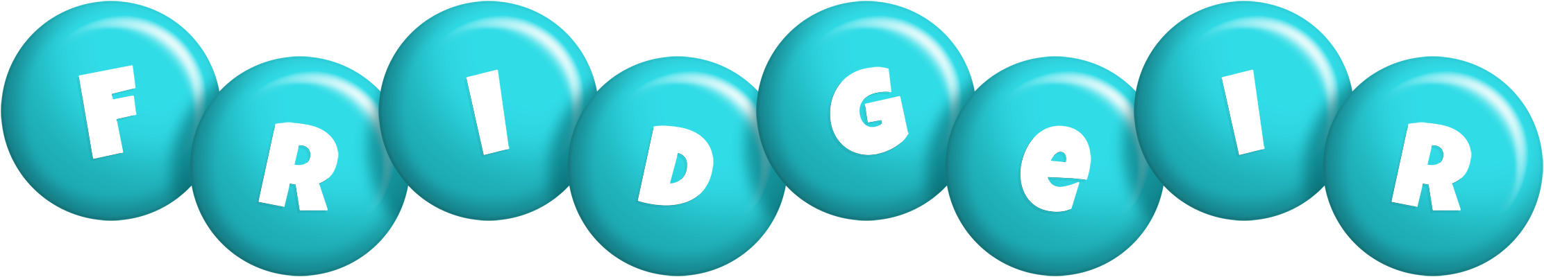 Fridgeir candy-azur logo
