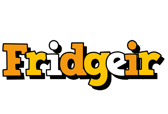 Fridgeir cartoon logo