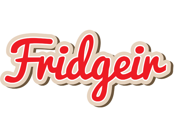 Fridgeir chocolate logo