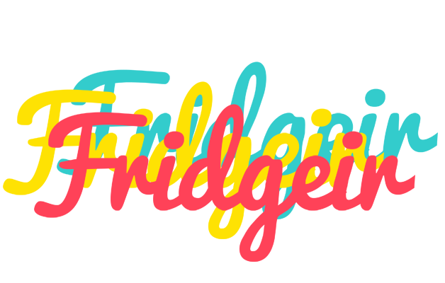 Fridgeir disco logo