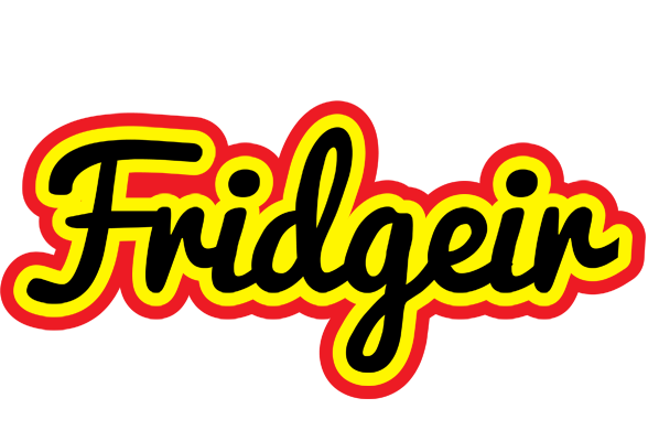 Fridgeir flaming logo