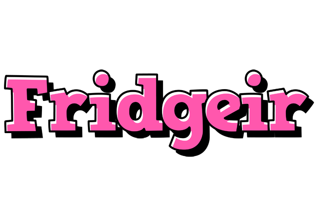 Fridgeir girlish logo