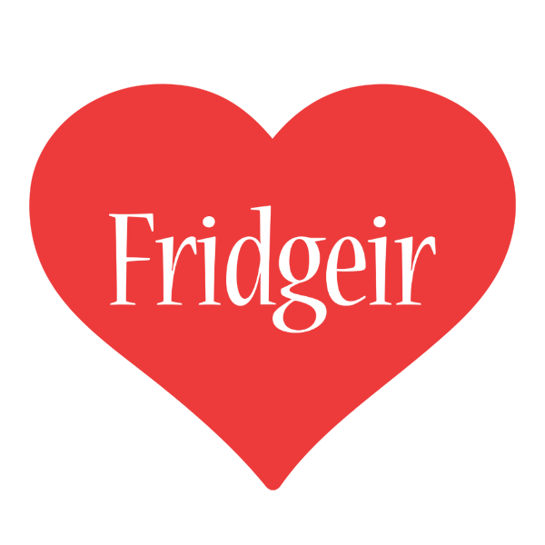 Fridgeir love logo