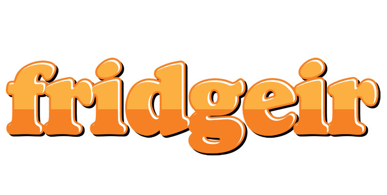 Fridgeir orange logo