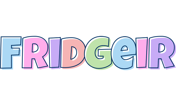 Fridgeir pastel logo