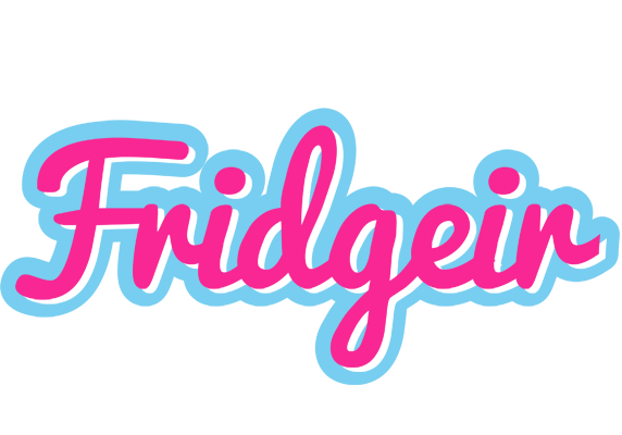 Fridgeir popstar logo