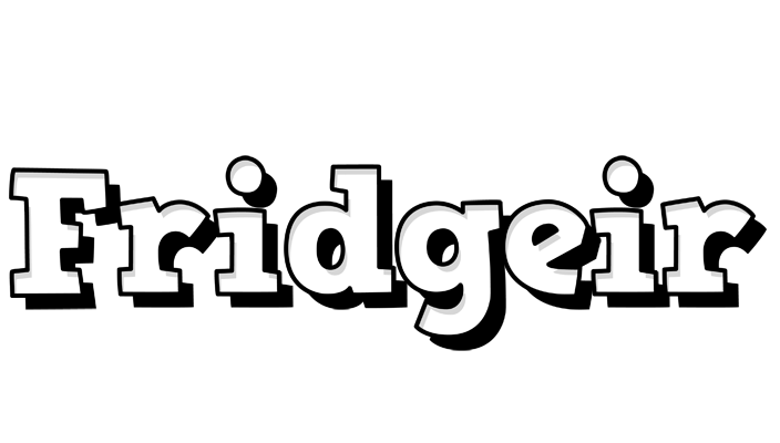Fridgeir snowing logo