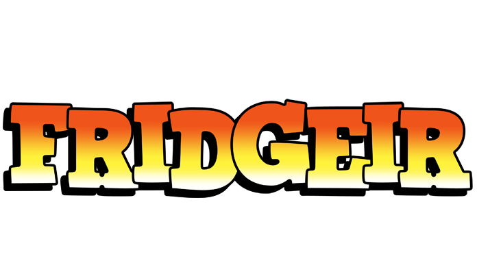 Fridgeir sunset logo