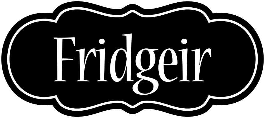 Fridgeir welcome logo