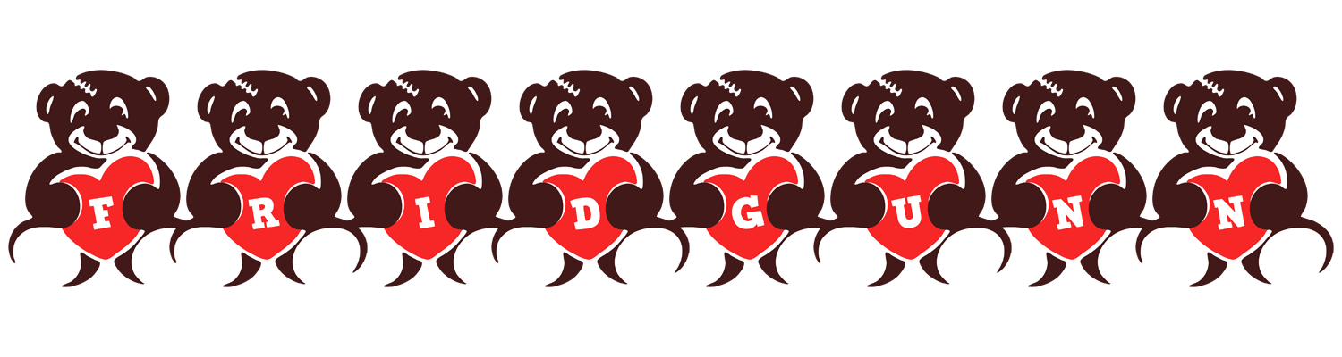 Fridgunn bear logo