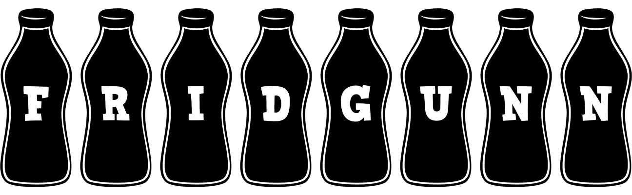 Fridgunn bottle logo
