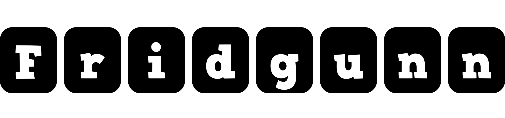 Fridgunn box logo