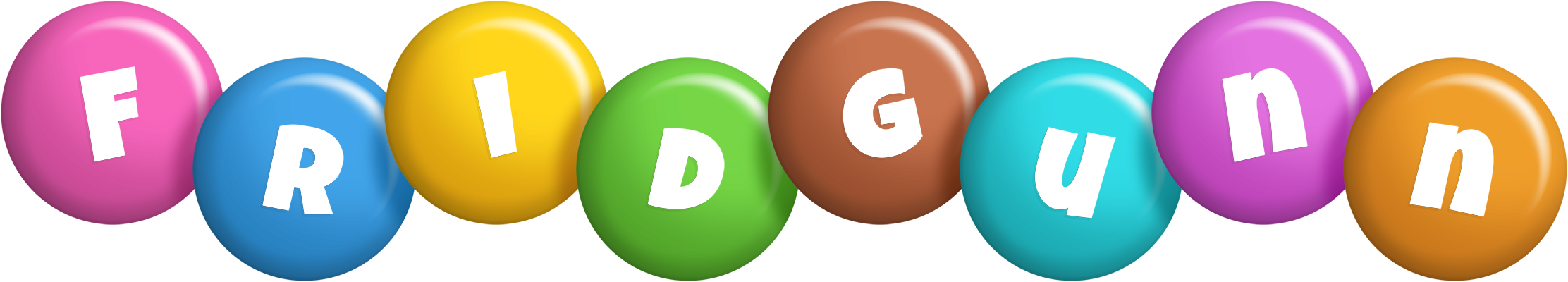 Fridgunn candy logo