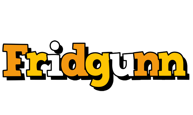 Fridgunn cartoon logo