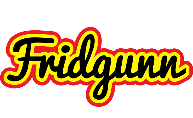 Fridgunn flaming logo