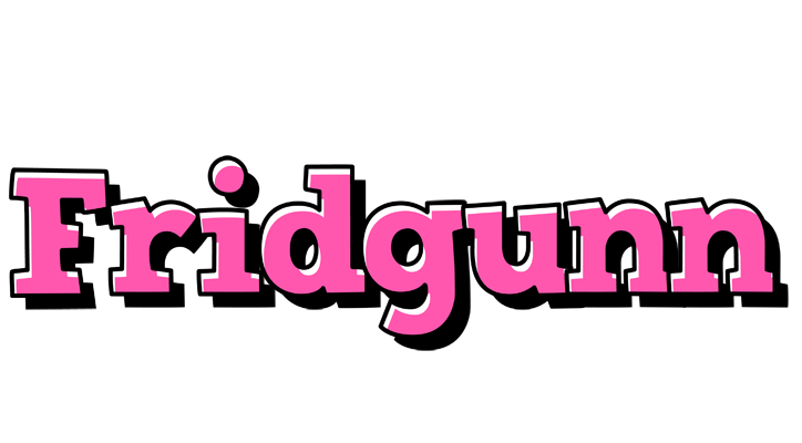 Fridgunn girlish logo