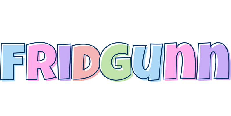 Fridgunn pastel logo