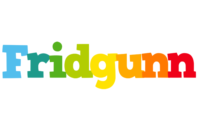 Fridgunn rainbows logo