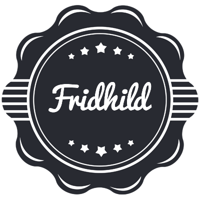 Fridhild badge logo