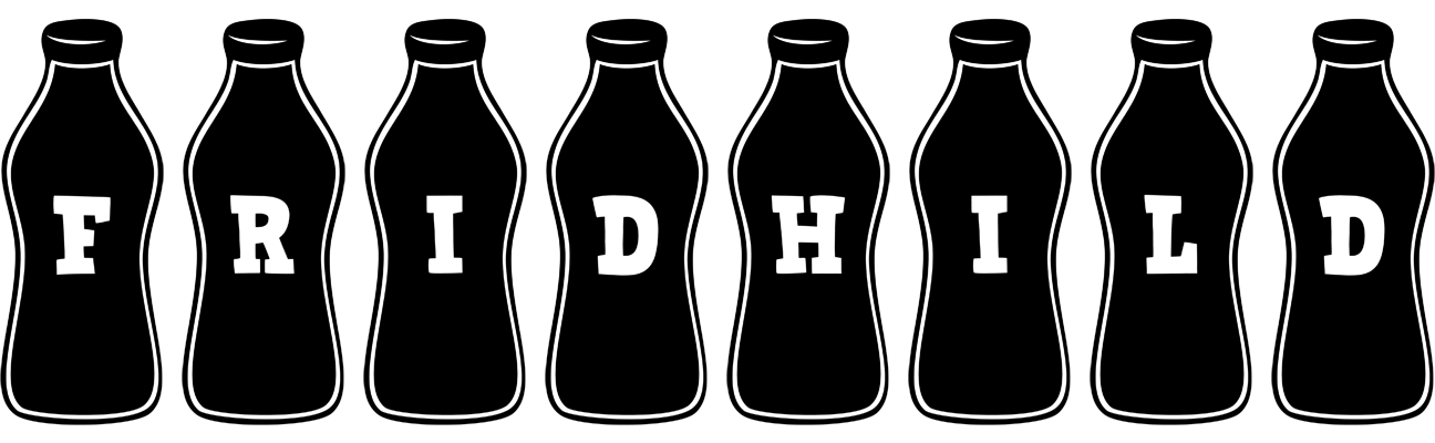 Fridhild bottle logo