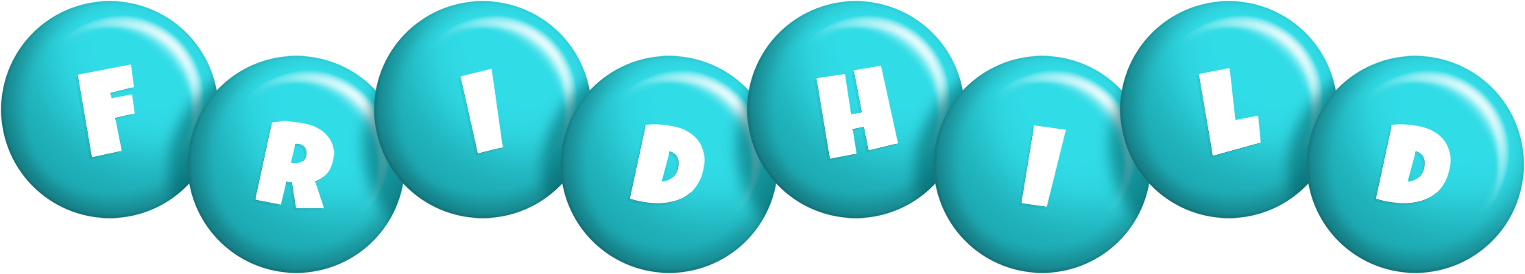 Fridhild candy-azur logo