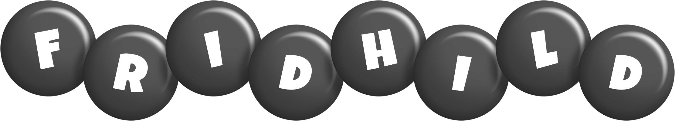 Fridhild candy-black logo