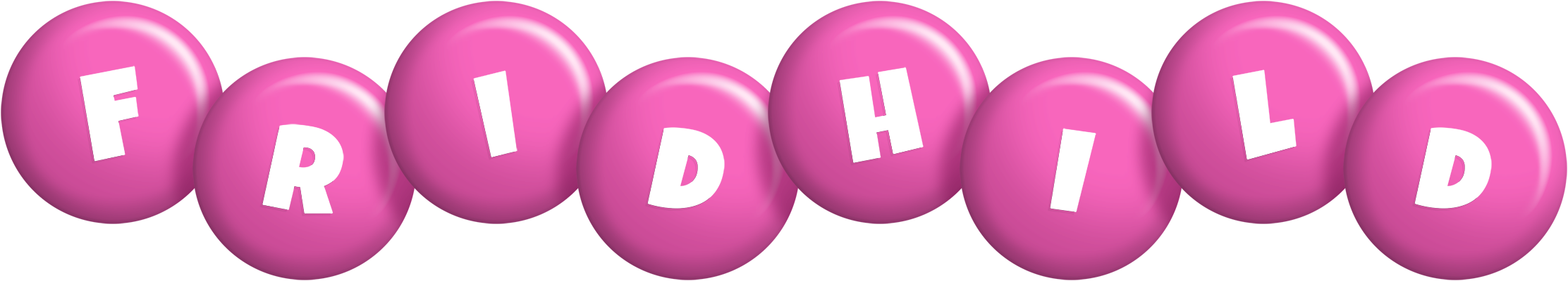 Fridhild candy-pink logo