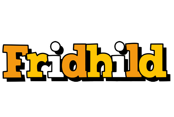 Fridhild cartoon logo