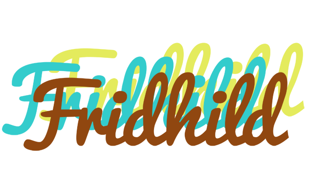 Fridhild cupcake logo