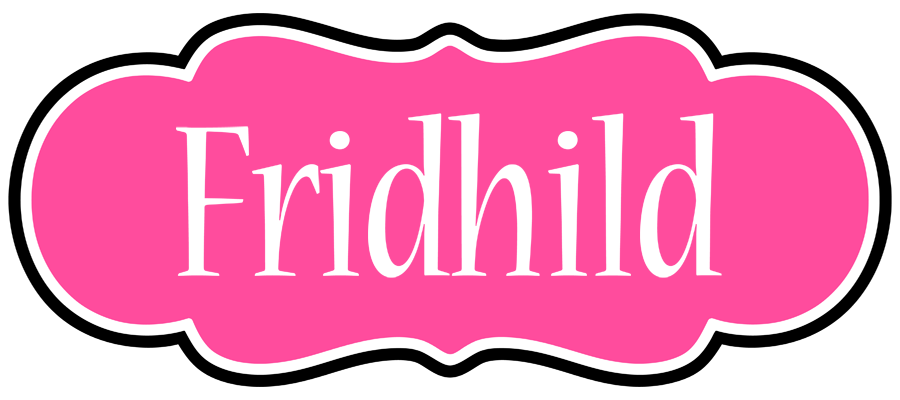 Fridhild invitation logo