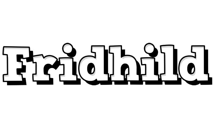 Fridhild snowing logo