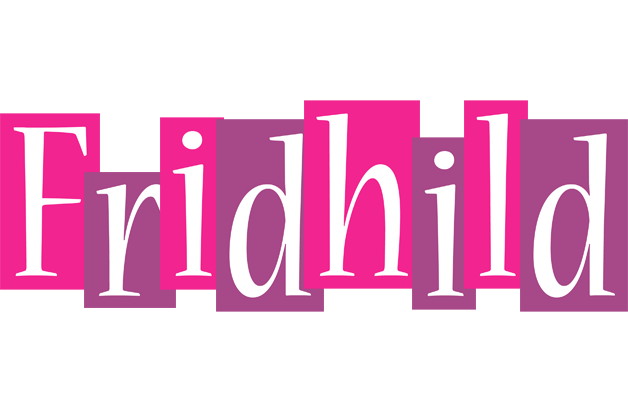 Fridhild whine logo