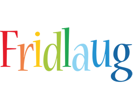 Fridlaug birthday logo