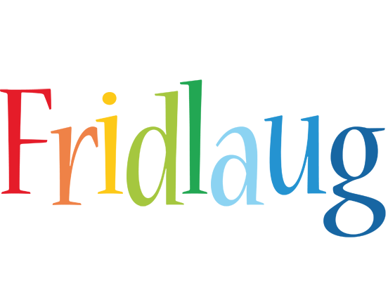 Fridlaug birthday logo