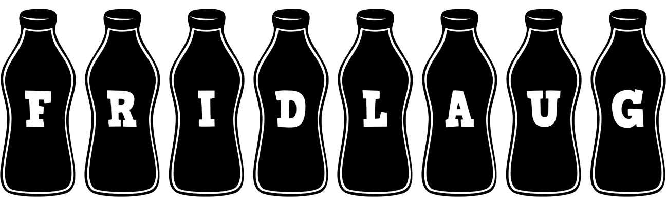 Fridlaug bottle logo