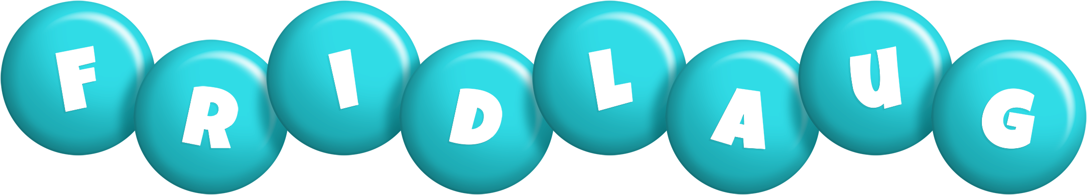 Fridlaug candy-azur logo