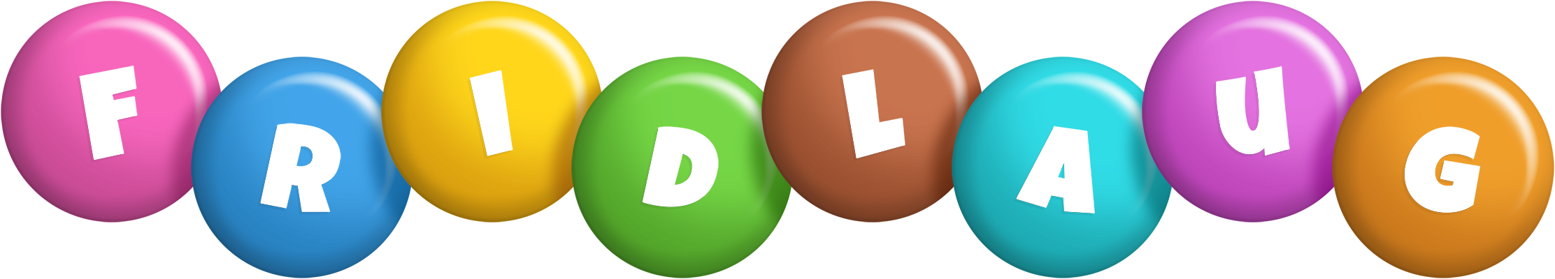 Fridlaug candy logo