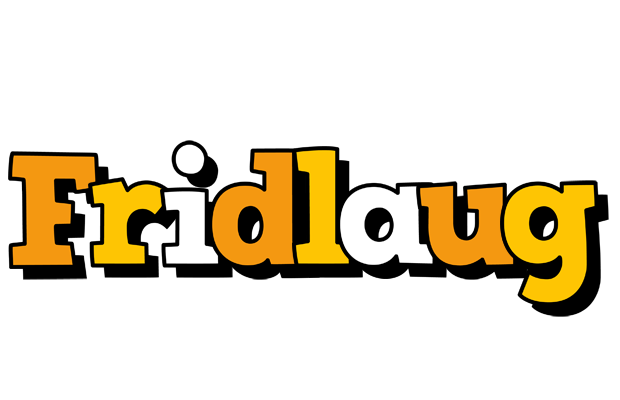 Fridlaug cartoon logo
