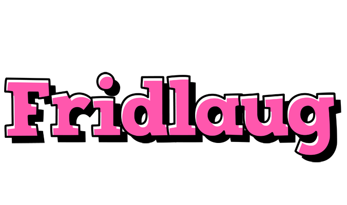Fridlaug girlish logo