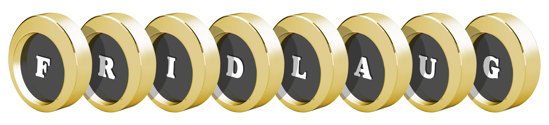 Fridlaug gold logo