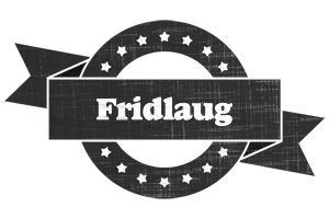 Fridlaug grunge logo