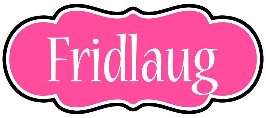 Fridlaug invitation logo